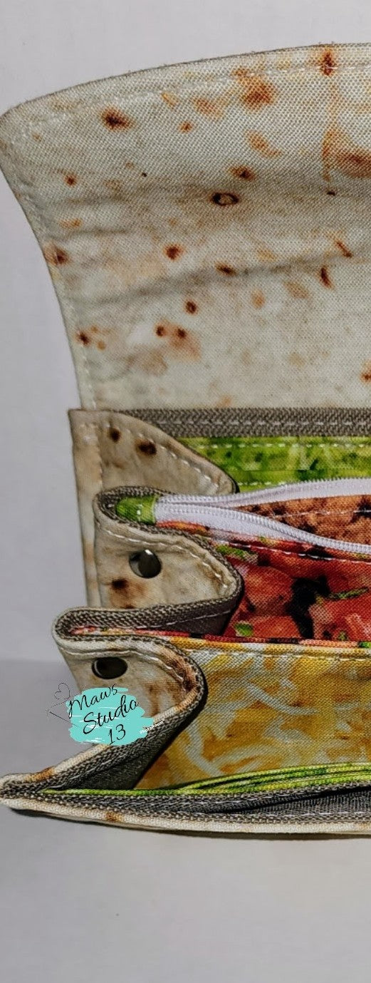 Mini Burrito Clutch Wallet