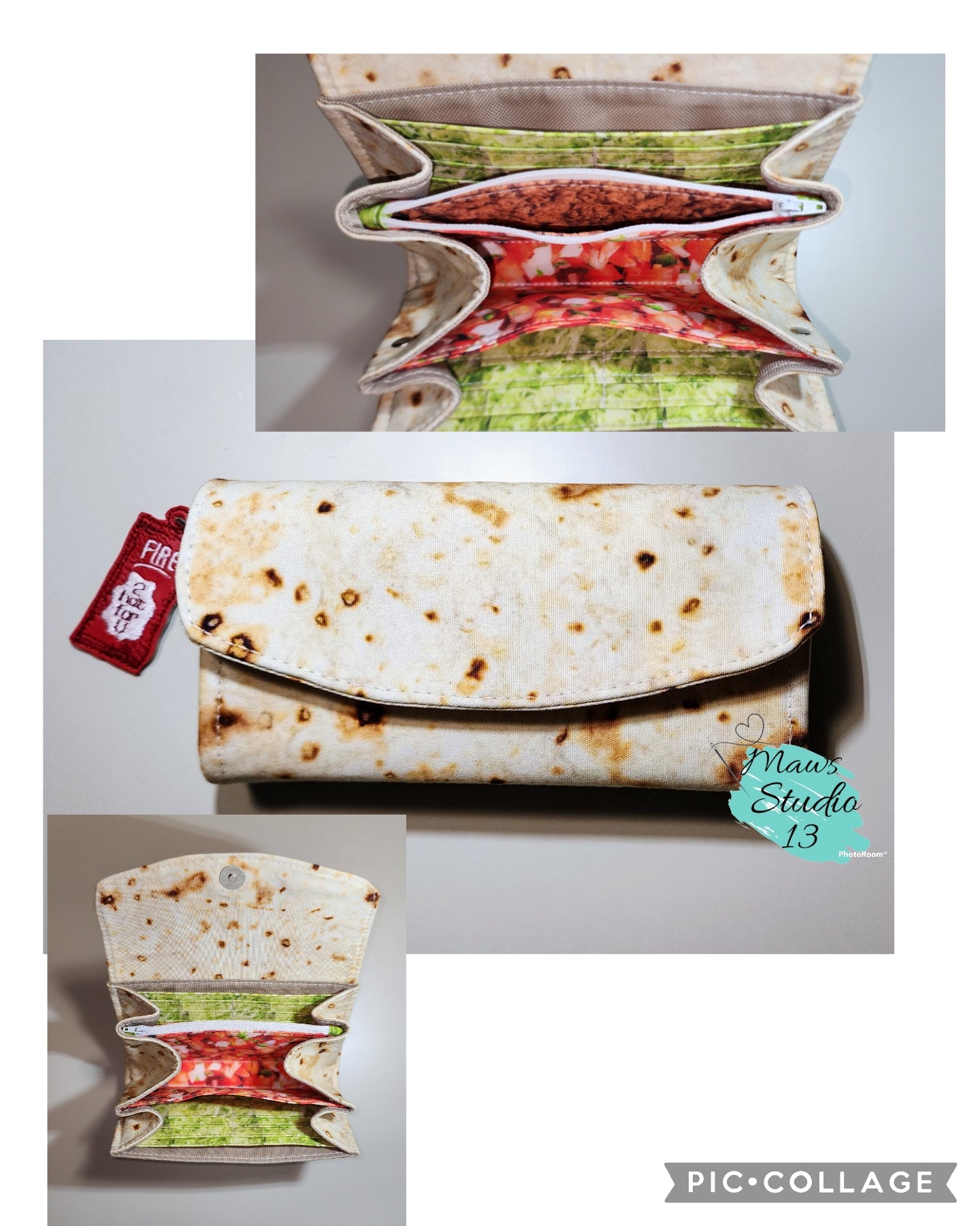 Burrito Wallet w/ chain shoulder strap