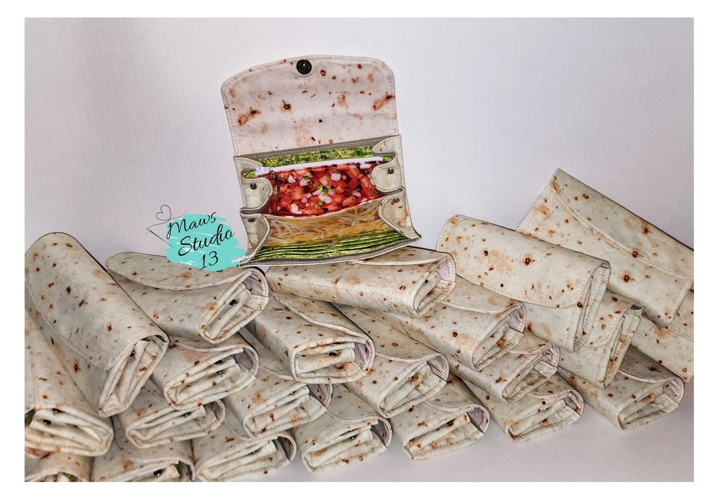 Burrito Wallet w/ chain shoulder strap