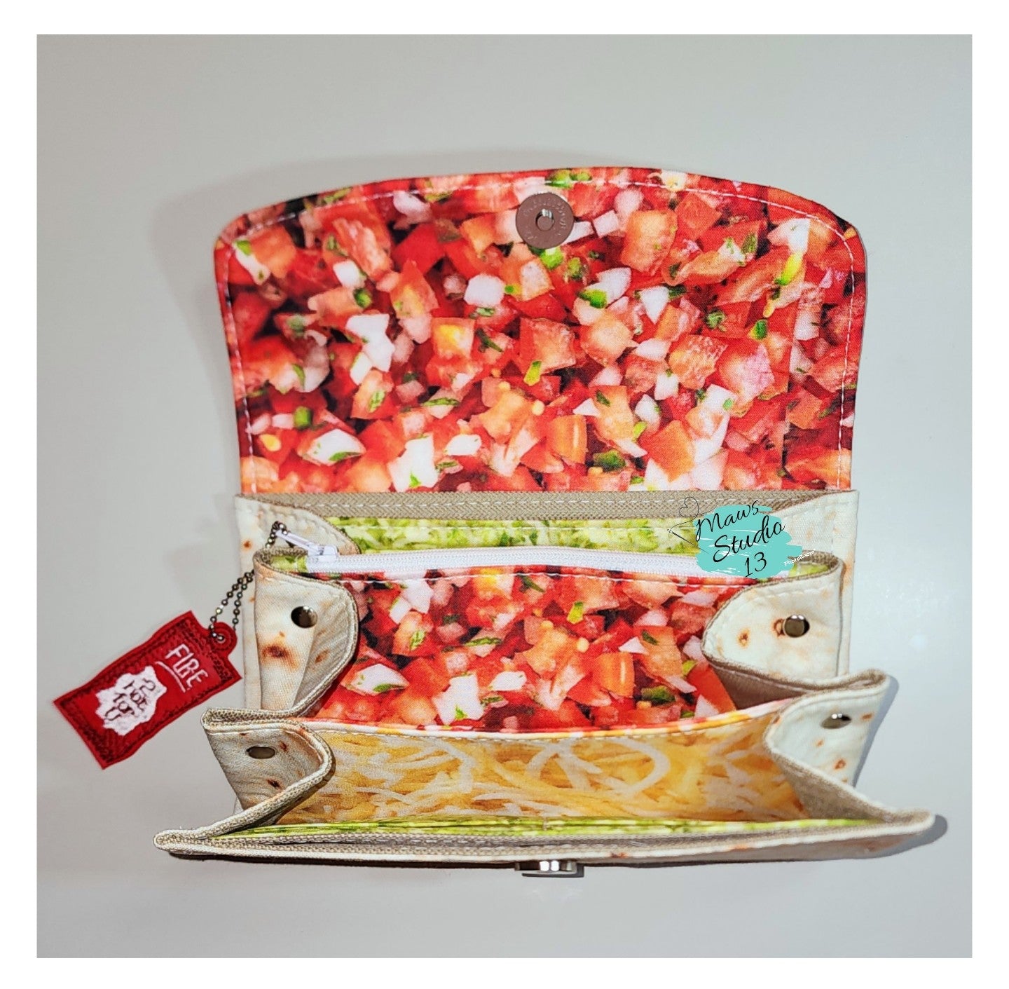 Burrito Wallet w/ chain shoulder strap