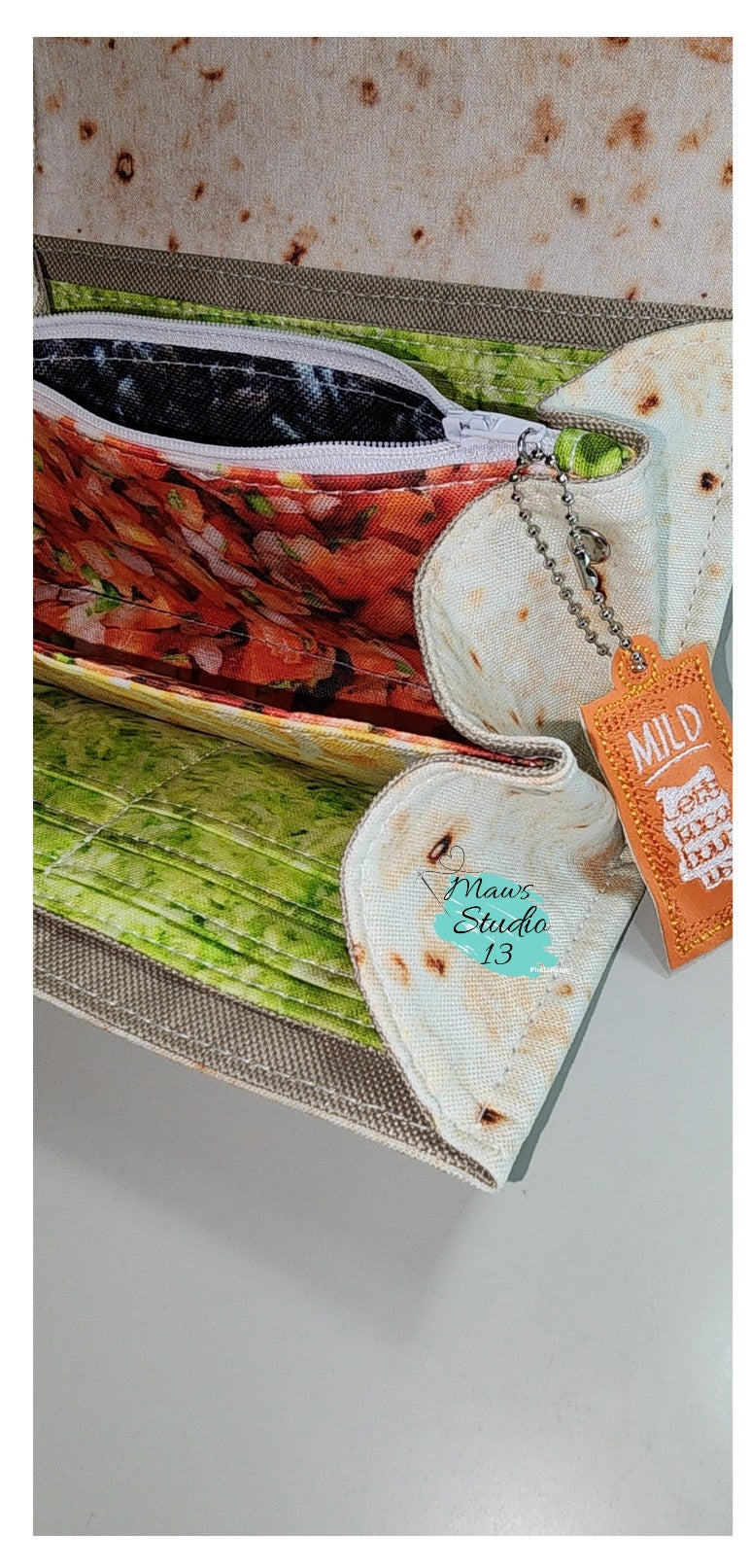Burrito Wallet w/ chain shoulder strap