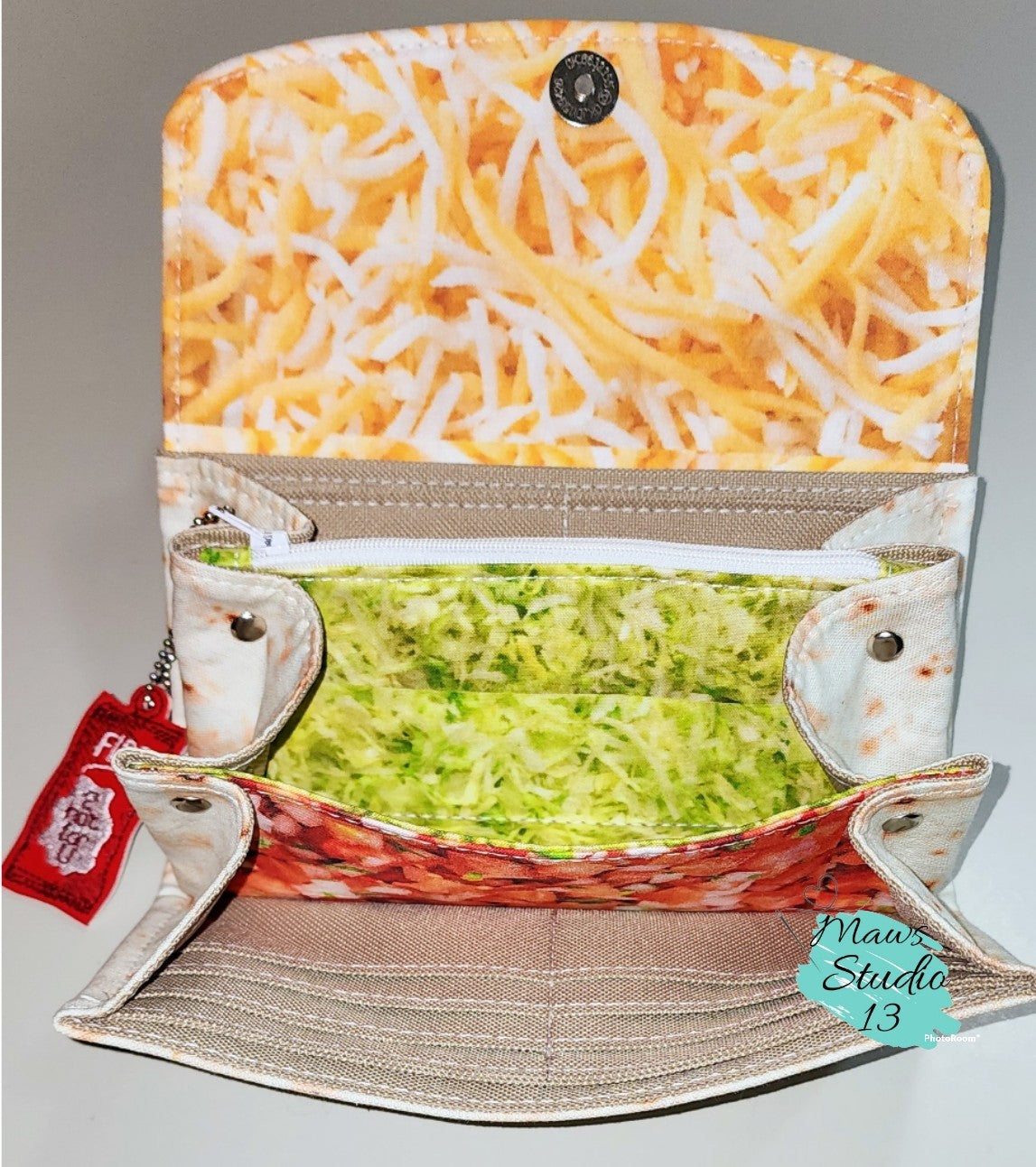 Burrito Wallet w/ chain shoulder strap