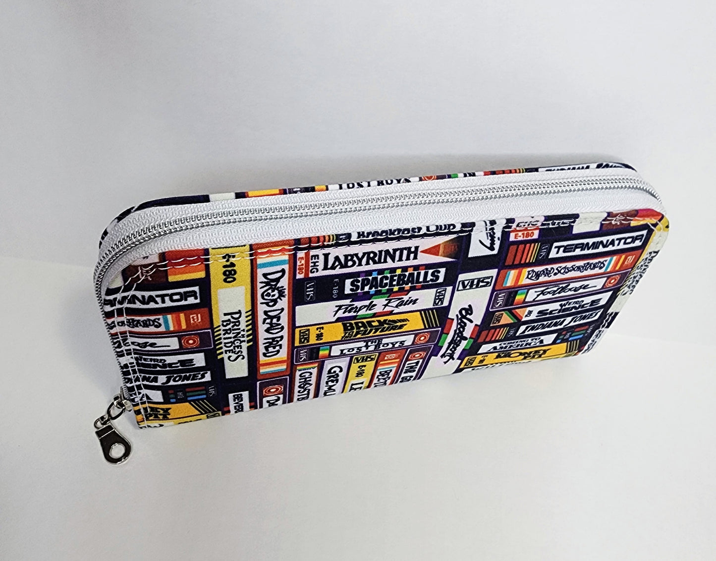 80's VHS Movie Tapes Zip Around Wallet