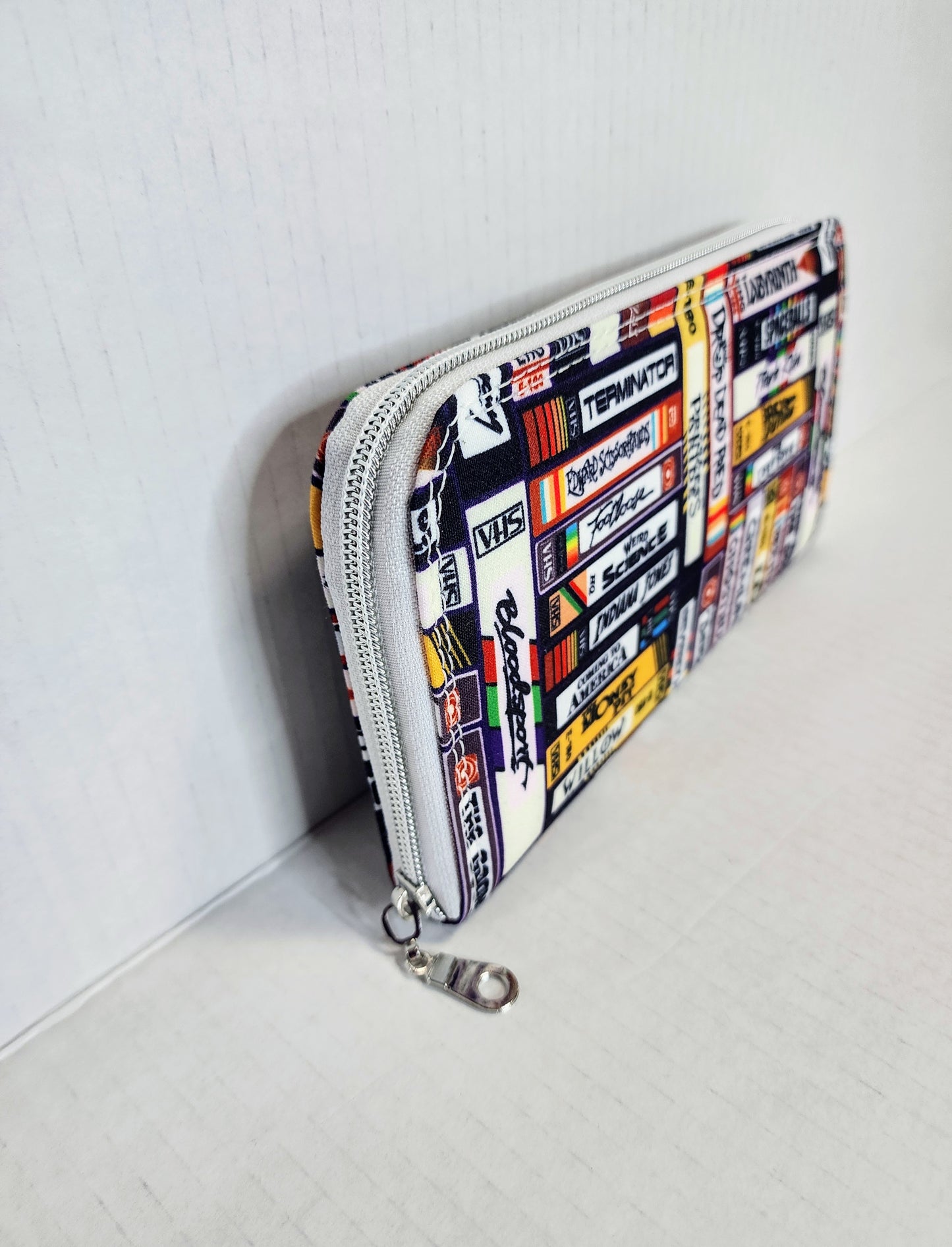 80's VHS Movie Tapes Zip Around Wallet