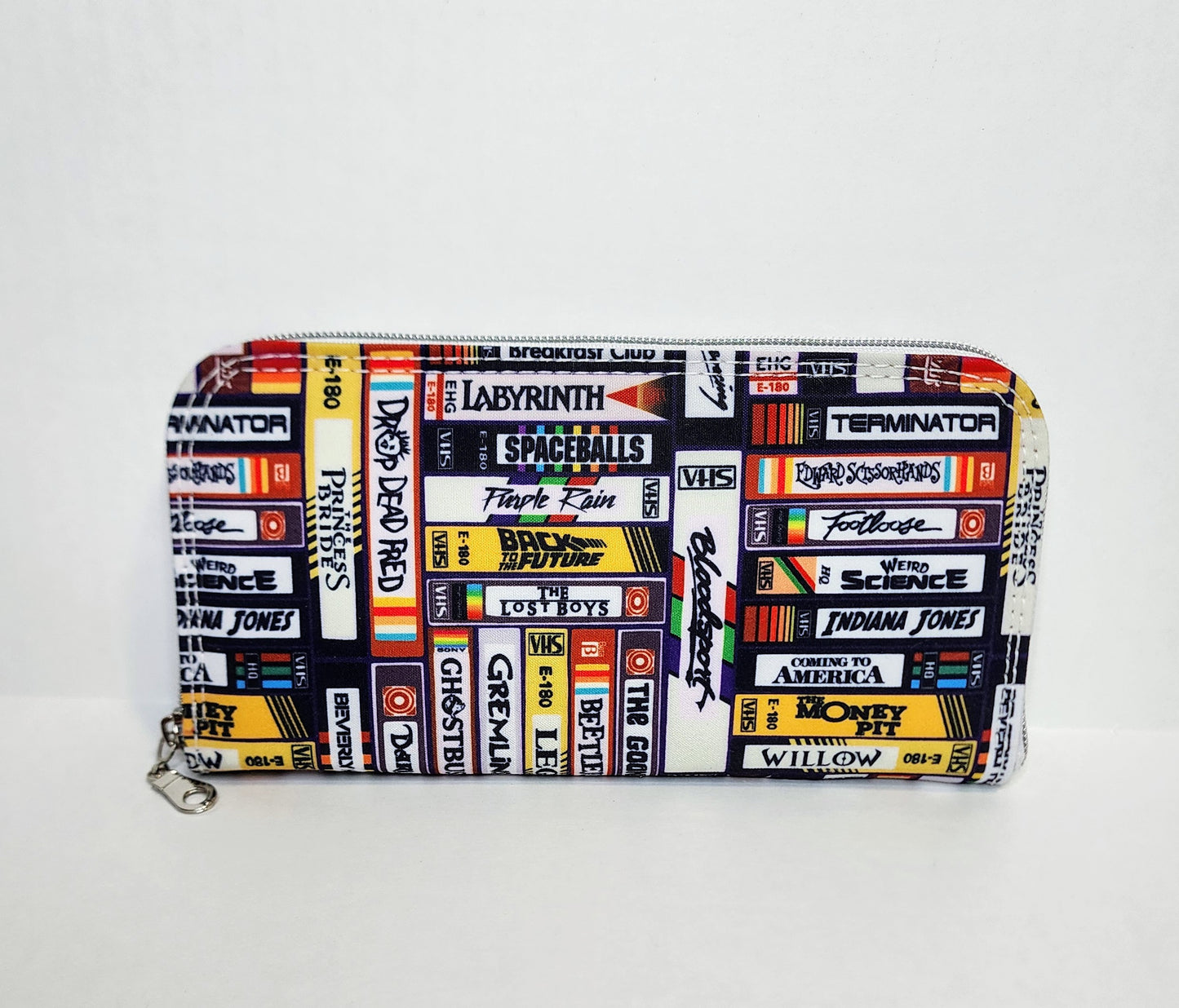 80's VHS Movie Tapes Zip Around Wallet