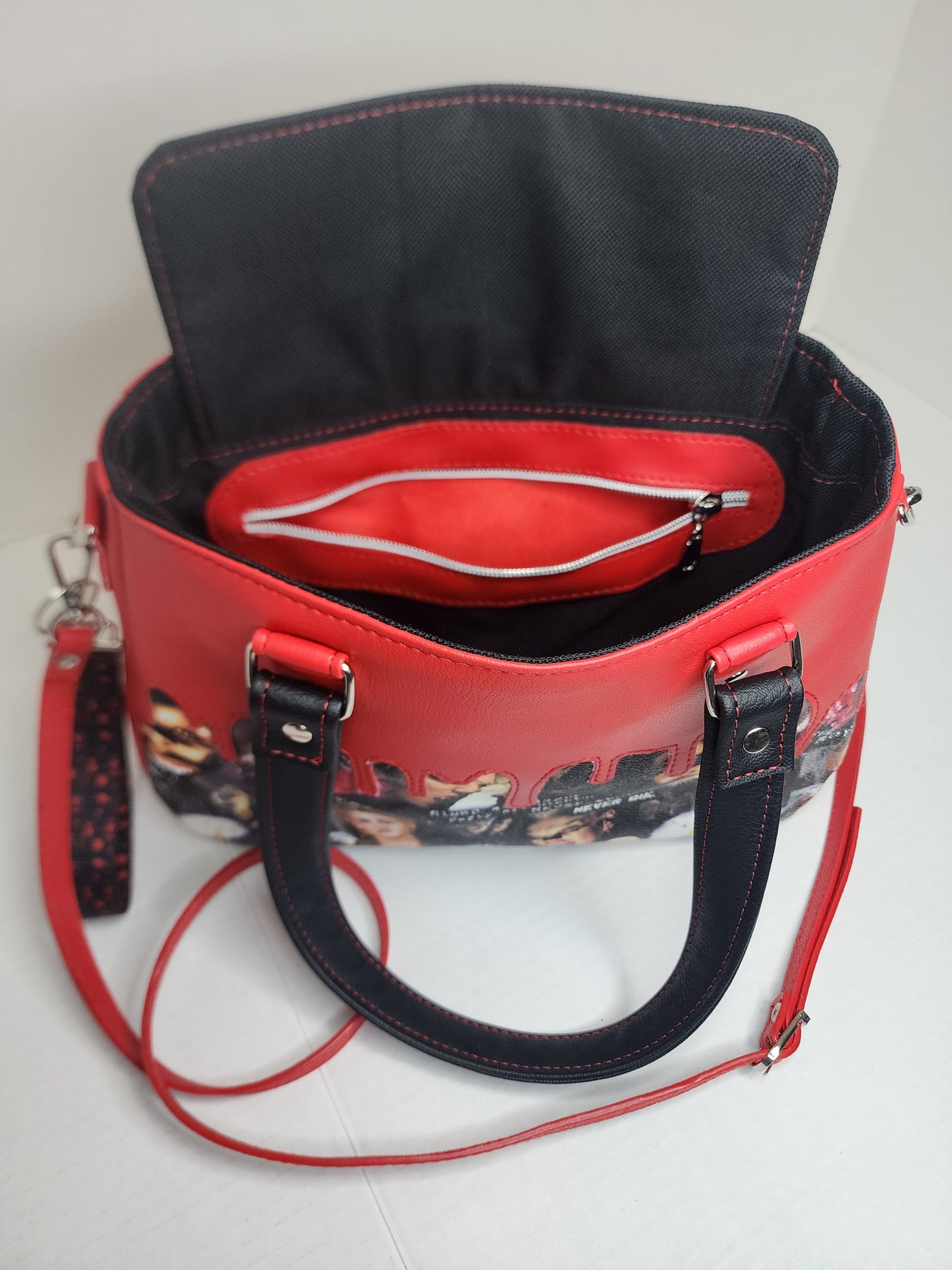 Vampire Boys Hand bag With shoulder strap and matching wallet