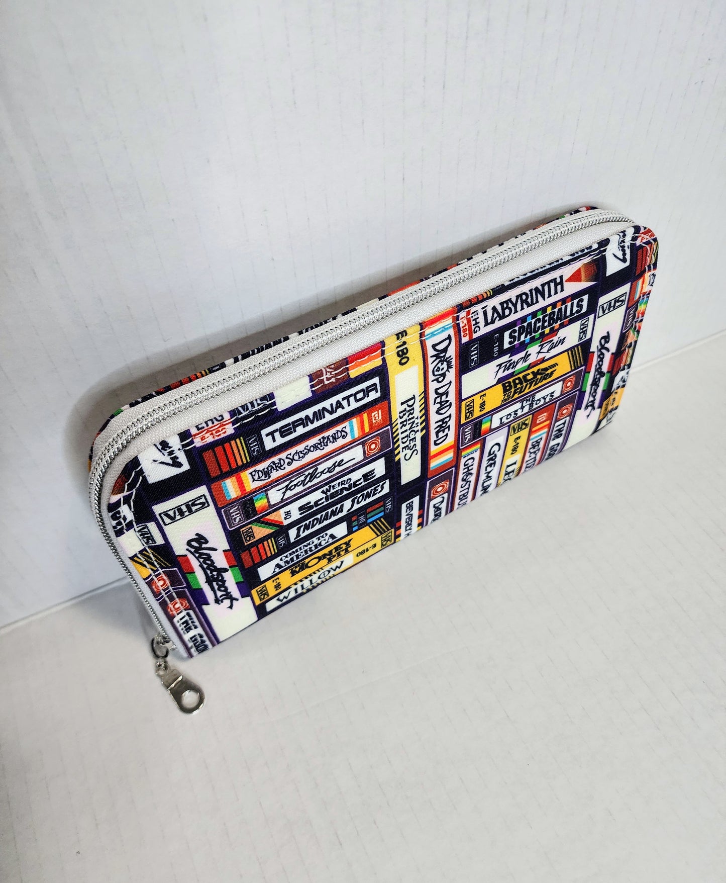 80's VHS Movie Tapes Zip Around Wallet