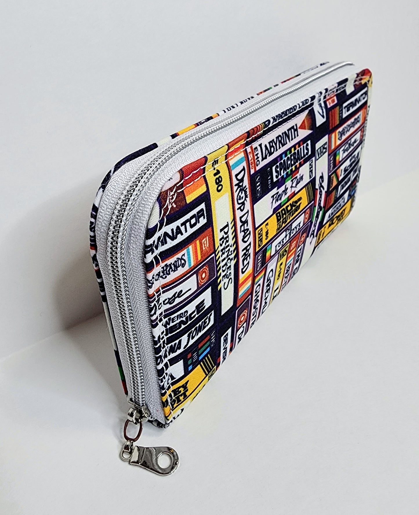 80's VHS Movie Tapes Zip Around Wallet