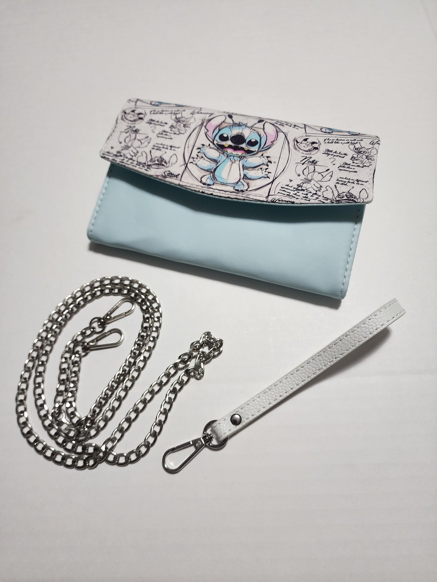 Blue Clutch Purse