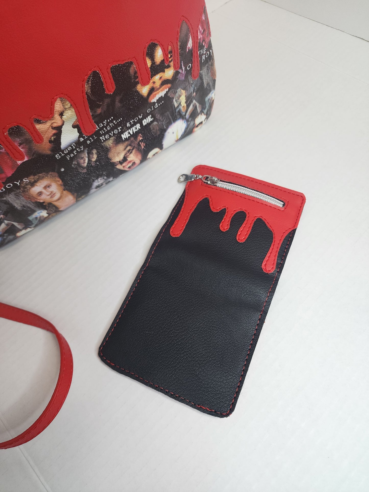Vampire Boys Hand bag With shoulder strap and matching wallet