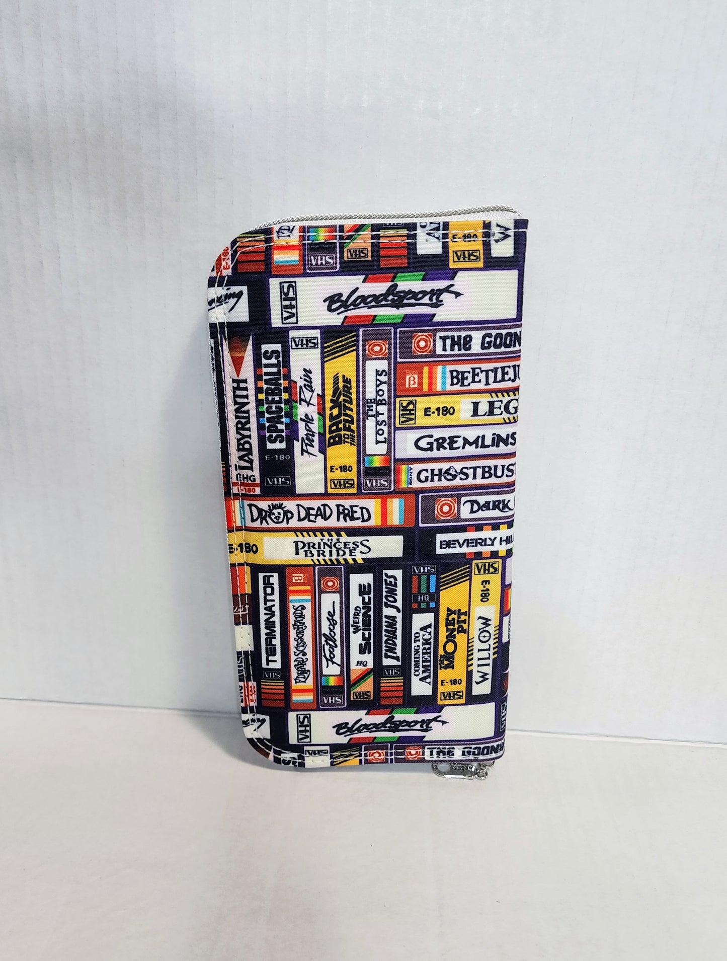 80's VHS Movie Tapes Zip Around Wallet