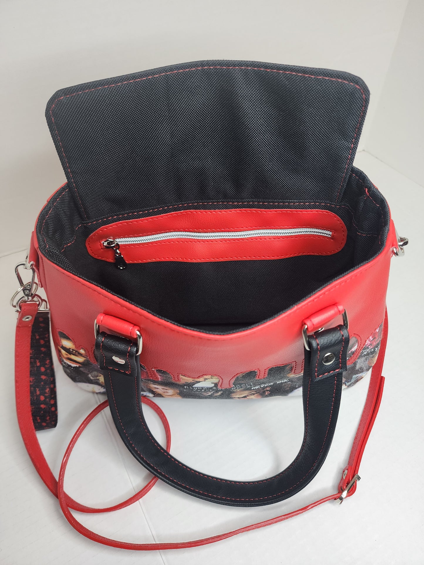 Vampire Boys Hand bag With shoulder strap and matching wallet