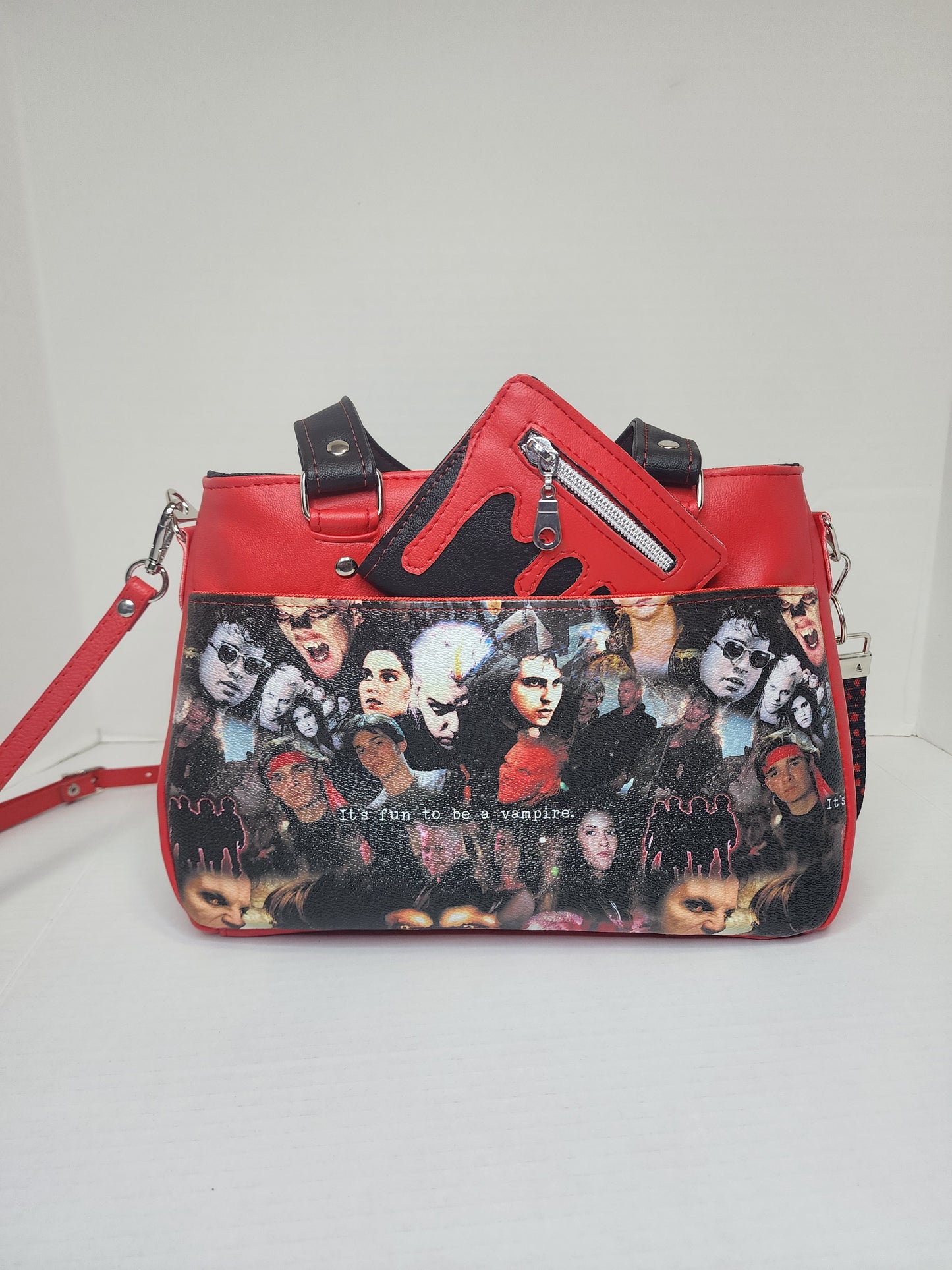 Vampire Boys Hand bag With shoulder strap and matching wallet