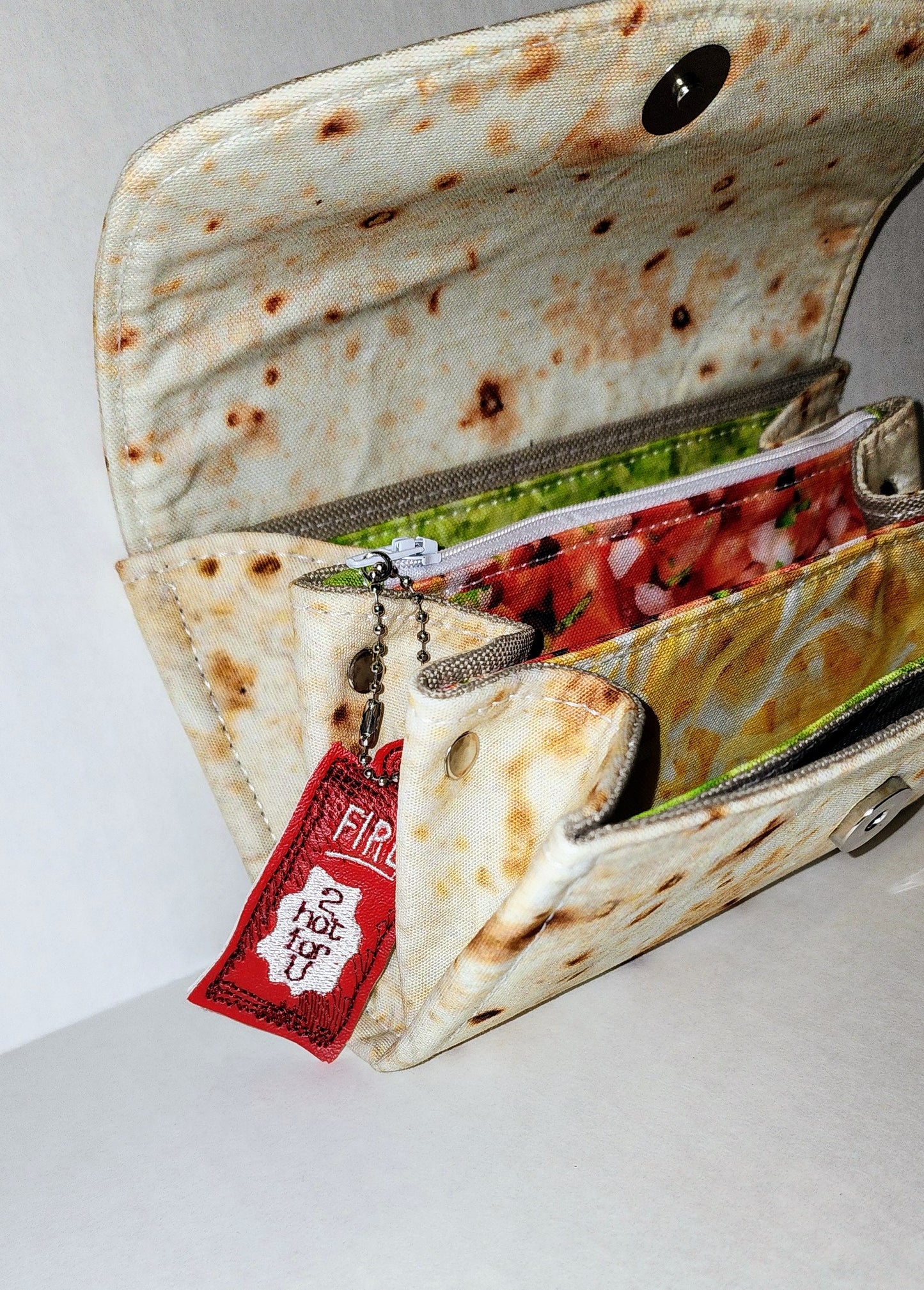 Burrito Wallet w/ chain shoulder strap