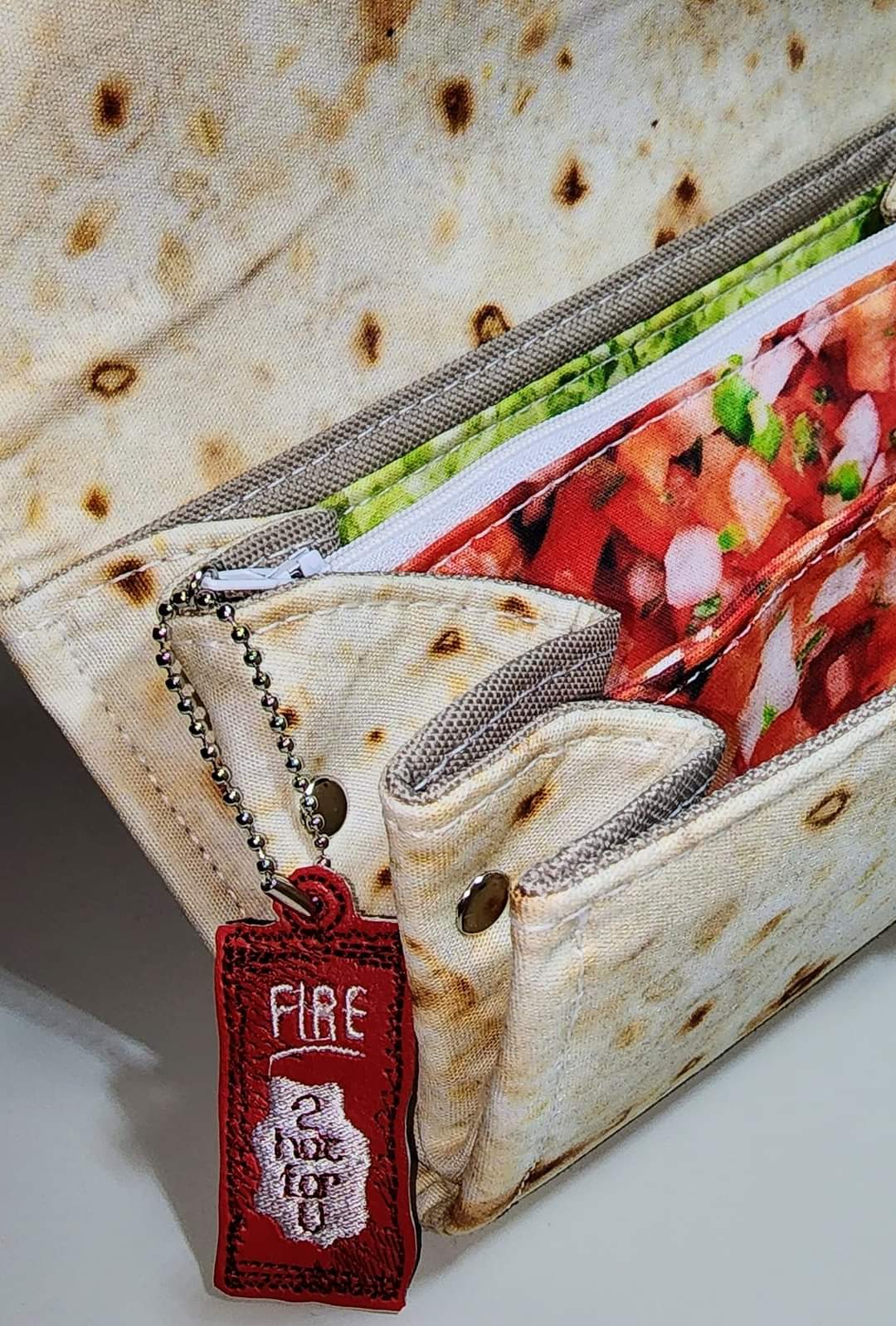 Burrito Wallet w/ chain shoulder strap