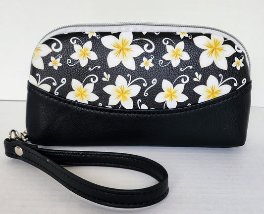 Yellow Floral Zip Around wallet