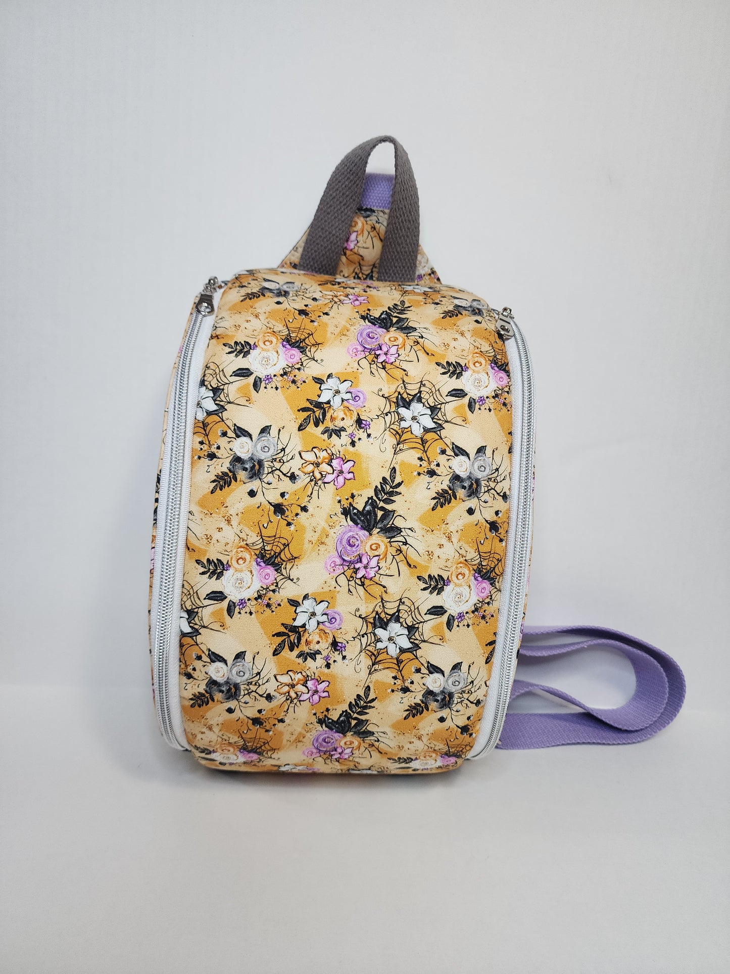 Halloween floral Spider web Crossbody Sling bag