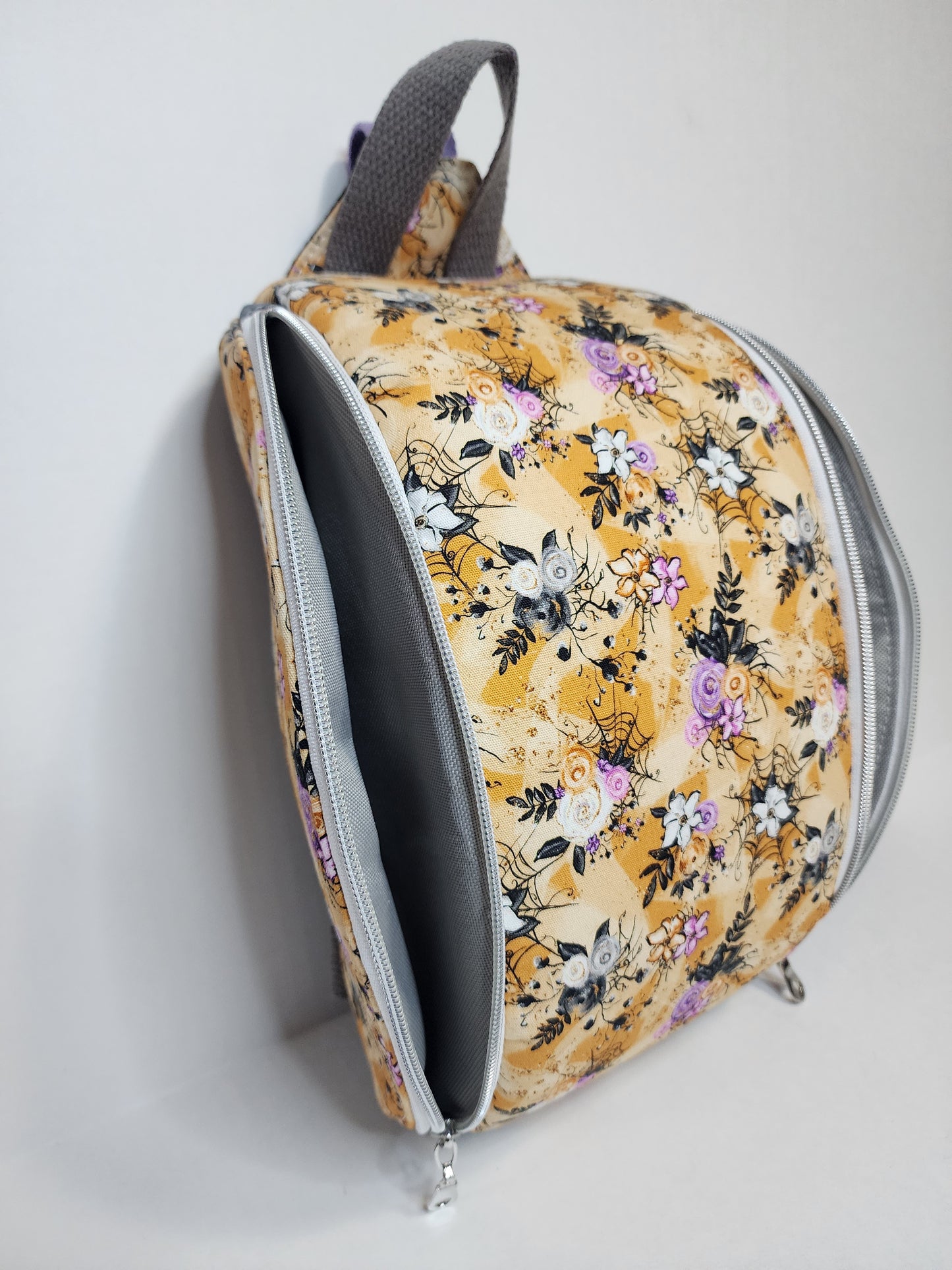 Halloween floral Spider web Crossbody Sling bag