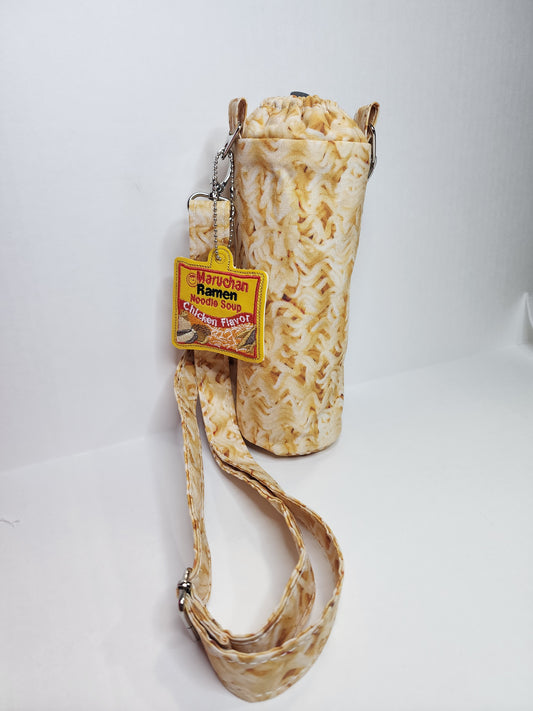 Ramen Bottle holder bag with shoulder strap