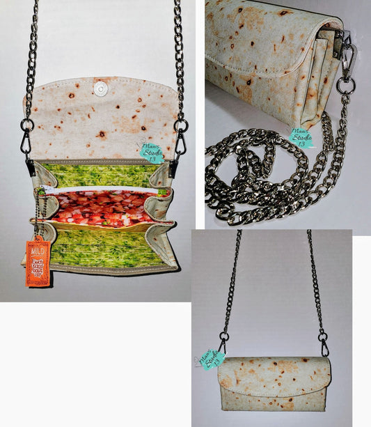 Burrito Wallet w/ chain shoulder strap