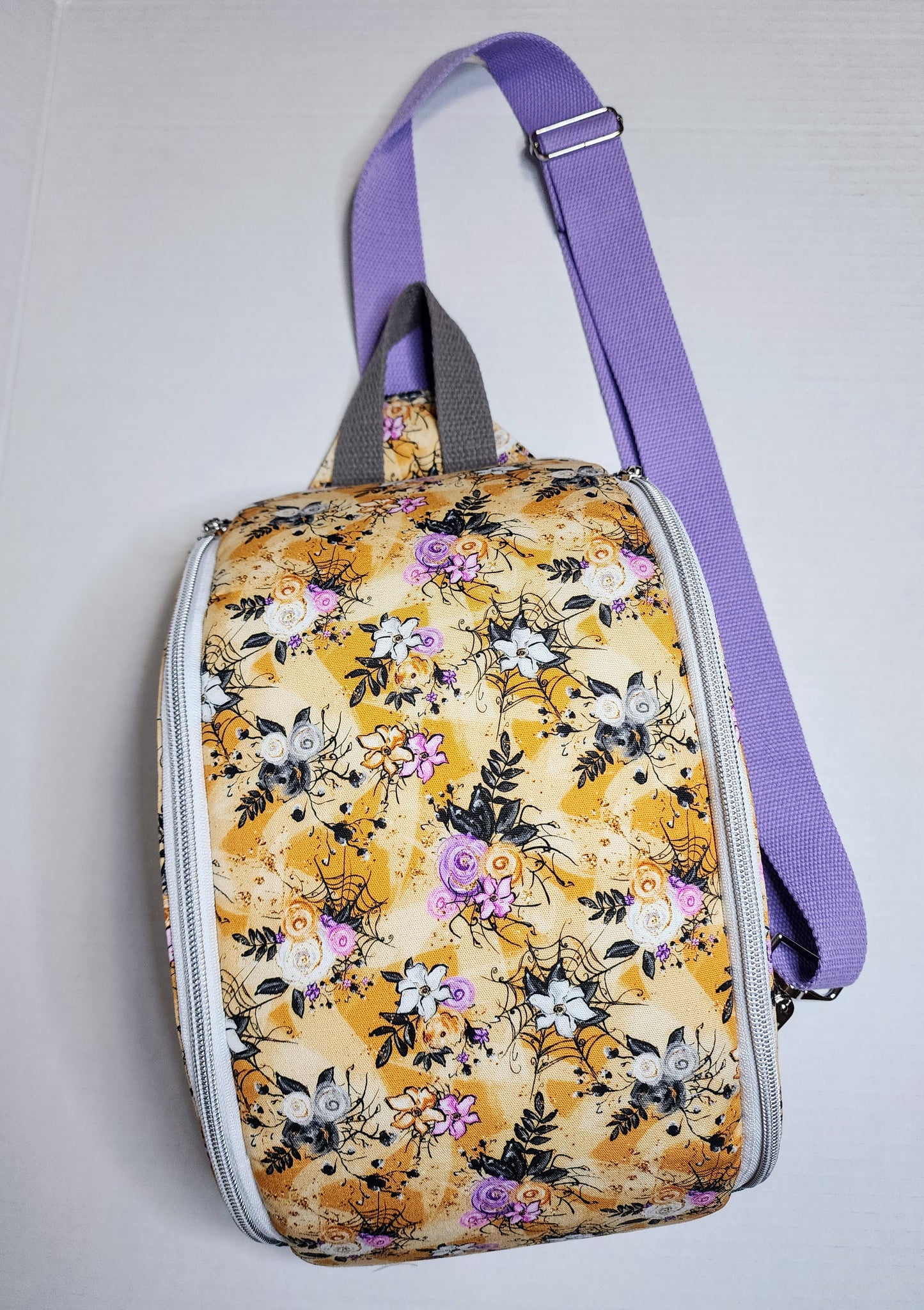 Halloween floral Spider web Crossbody Sling bag