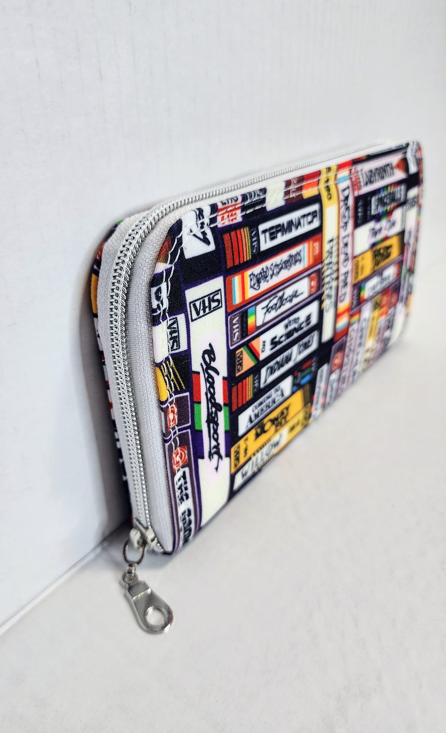 80's VHS Movie Tapes Zip Around Wallet