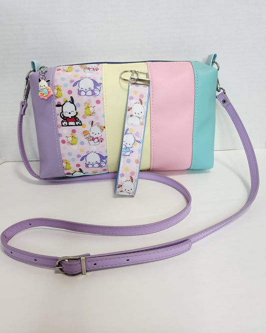 Pastel Kawaii puppy shoulder bag