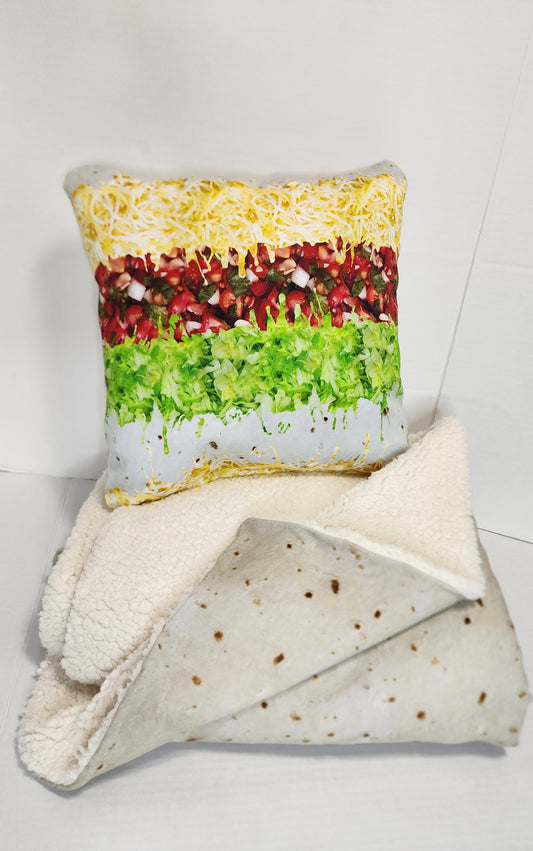 Burrito Blanket and pillow